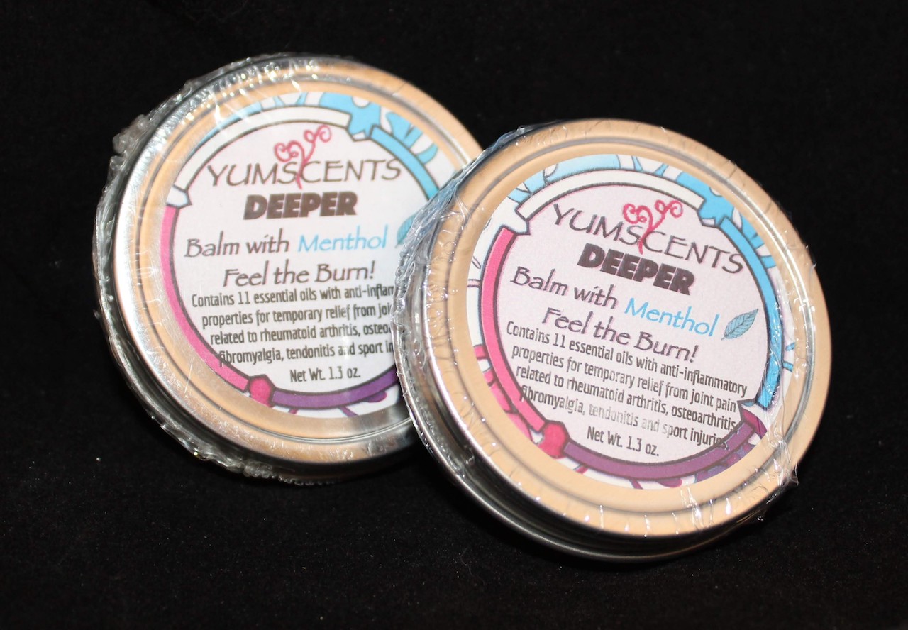 Deeper balm with menthol