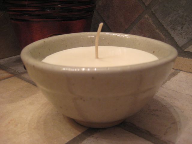 7 oz Soy Candle in handcrafted pottery